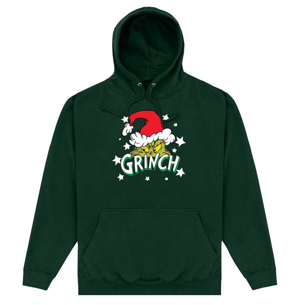 The Grinch - Santa Stars Graphic Unisex Hoodie