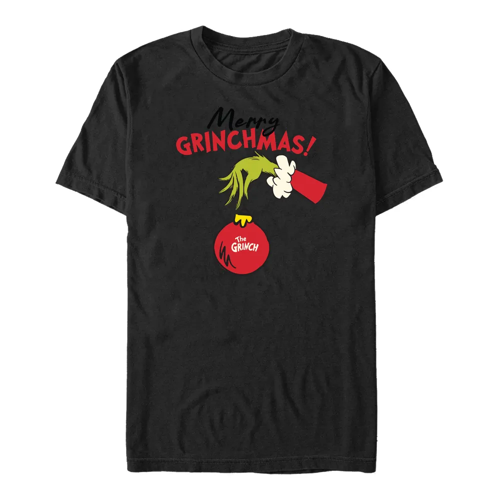 The Grinch - Christmas Bauble Graphic Unisex Crew neck T-Shirt