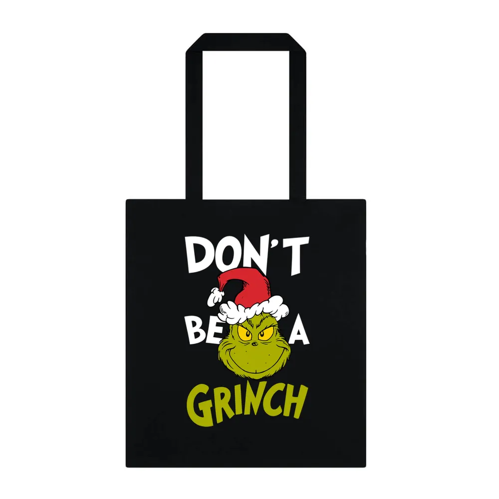 The Grinch - Don't Be A Grinch Graphic Unisex Totebag