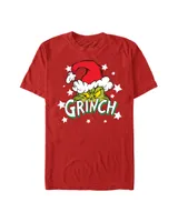 The Grinch - Santa Stars Graphic Unisex Crew neck T-Shirt