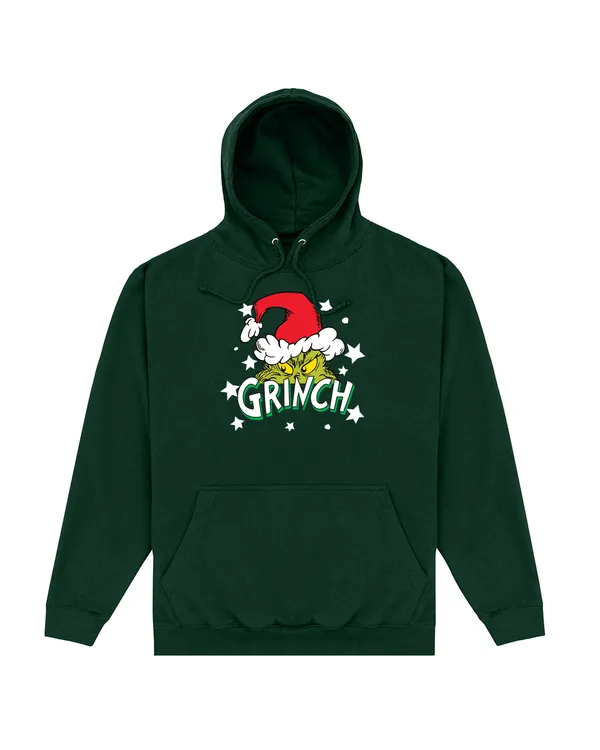 The Grinch - Santa Stars Graphic Unisex Hoodie