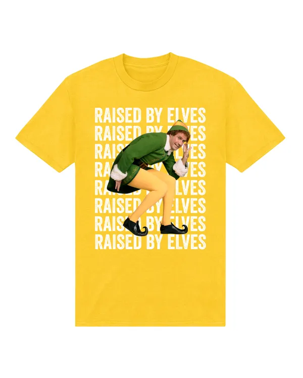 Warner Bros. Elf - Elf 'Raised By Elves' Unisex Crew neck T-Shirt