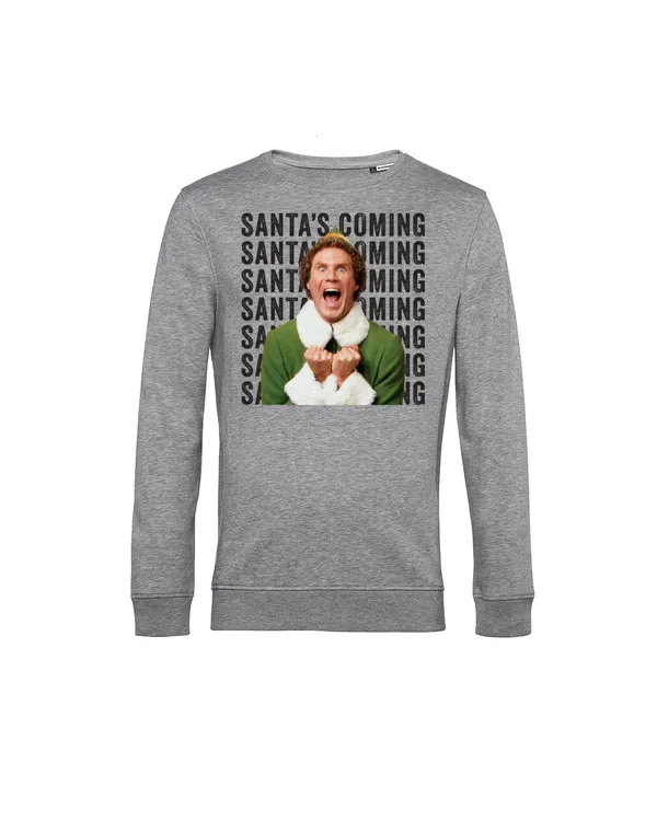 Warner Bros. Elf - Elf 'Santa's Coming!' Unisex Sweatshirt